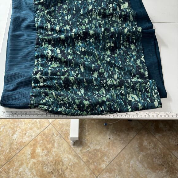 Smartwool Active Womens Lined Skirt Skort Sz M Green Printed Pockets 16" Length - Picture 13 of 15